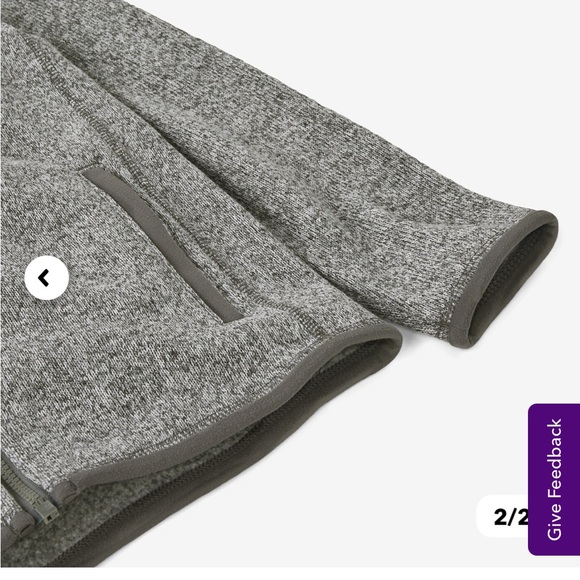 Patagonia kids Salt Grey Better Sweater Jacket - Picture 2 of 5